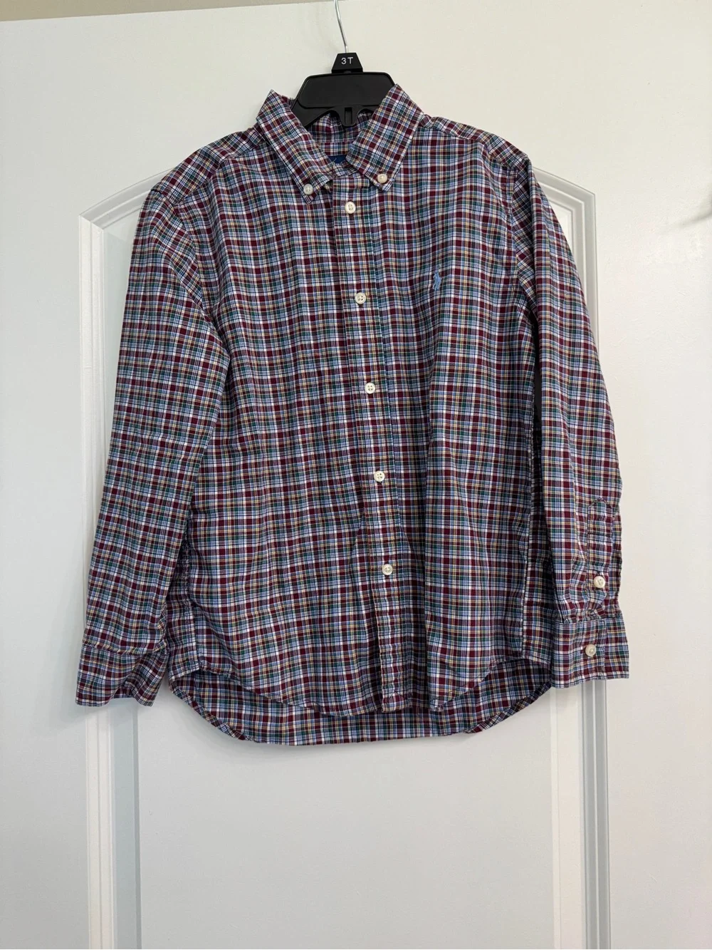 Ralph Lauren Multi-Color Plaid Button-Down Shirt